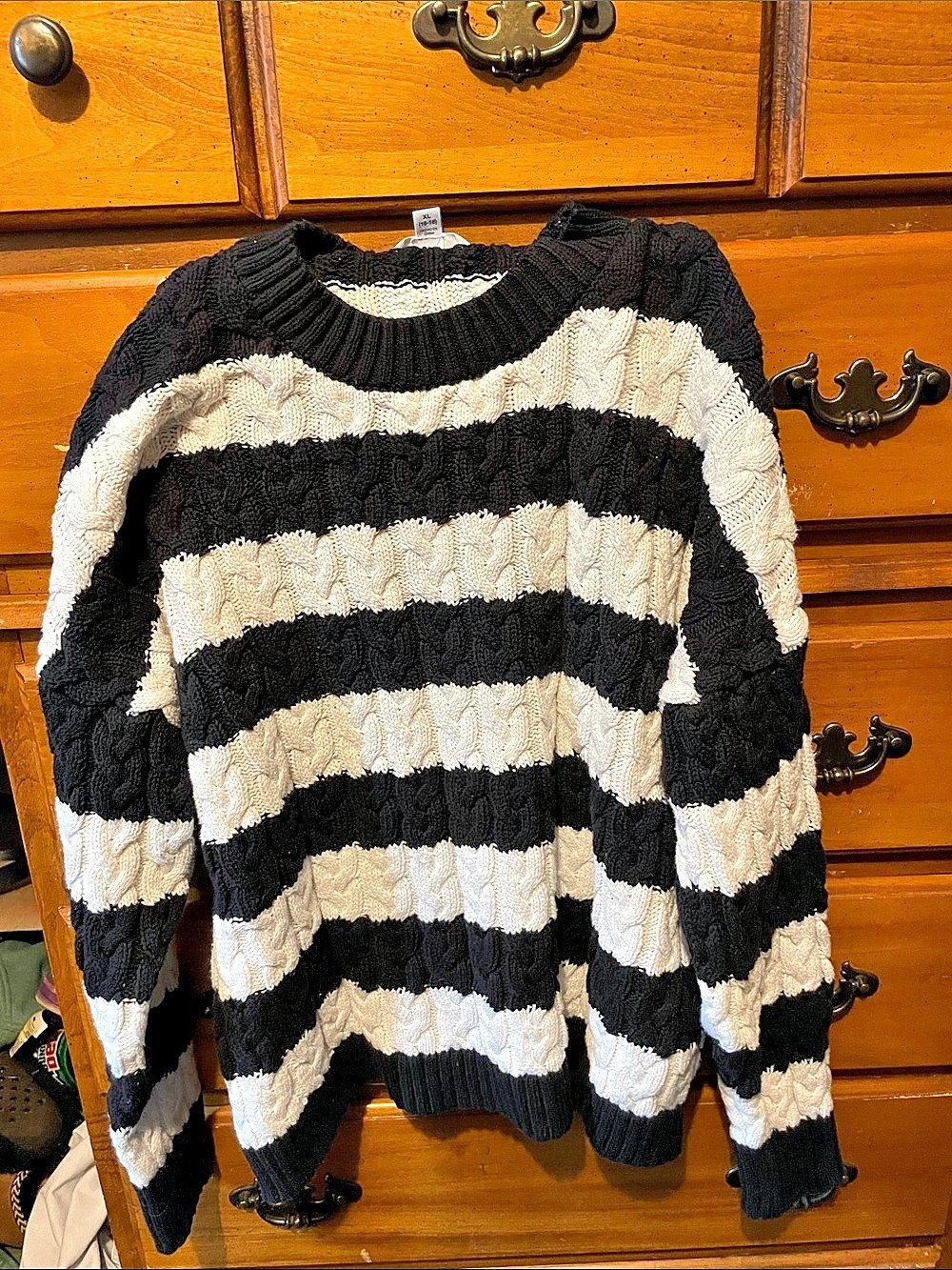 Mudd Striped Crewneck Sweater Girls XL (16-18) Like New